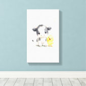 Opgespannen canvasprint canvas afdruk (Insitu (Houten vloer))