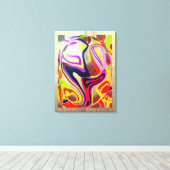 Opgespannen canvasprint canvas afdruk (Insitu (Houten vloer))