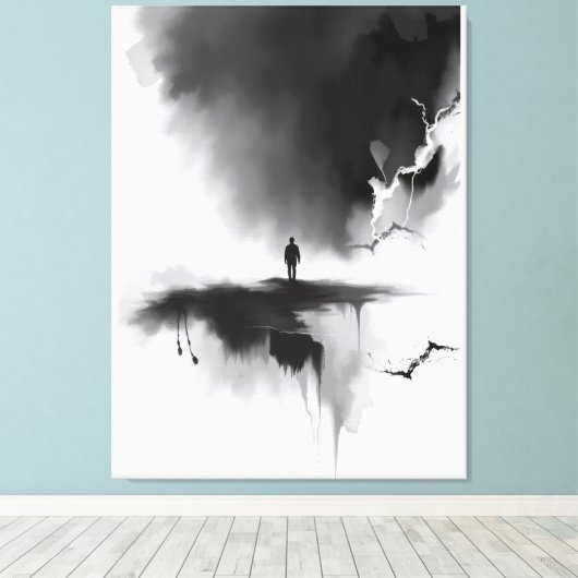 Opgespannen canvasprint canvas afdruk (Insitu (Houten vloer))