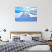 Opgespannen canvasprint canvas afdruk (Insitu (Slaapkamer))