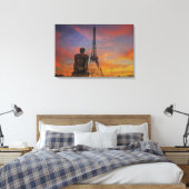Opgespannen canvasprint canvas afdruk (Insitu (Slaapkamer))