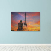 Opgespannen canvasprint canvas afdruk (Insitu (Houten vloer))