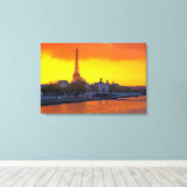 Opgespannen Canvasprint Canvas Afdruk (Insitu (Houten vloer))