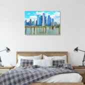 Opgespannen canvasprint canvas afdruk (Insitu (Slaapkamer))