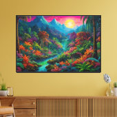 Opgespannen canvasprint canvas afdruk (Insitu (Woonkamer))