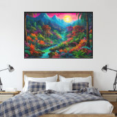 Opgespannen canvasprint canvas afdruk (Insitu (Slaapkamer))