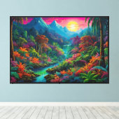 Opgespannen canvasprint canvas afdruk (Insitu (Houten vloer))
