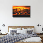 Opgespannen canvasprint canvas afdruk (Insitu (Slaapkamer))