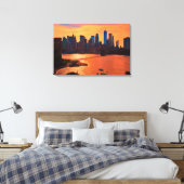 Opgespannen canvasprint canvas afdruk (Insitu (Slaapkamer))