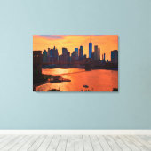 Opgespannen canvasprint canvas afdruk (Insitu (Houten vloer))