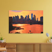 Opgespannen canvasprint canvas afdruk (Insitu (Woonkamer))