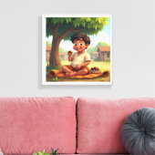 Opgespannen canvasprint canvas afdruk (Insitu (Woonkamer))