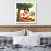 Opgespannen canvasprint canvas afdruk (Insitu (Slaapkamer))