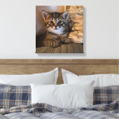 Opgespannen canvasprint canvas afdruk (Insitu (Slaapkamer))