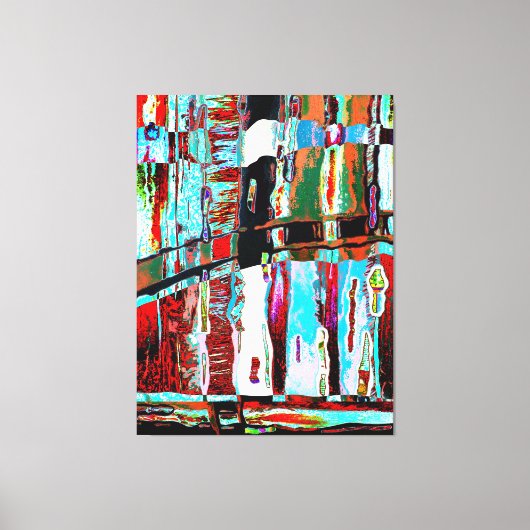 Opgespannen Canvasprint – Collapse Reflection Canvas Afdruk (Voorkant)