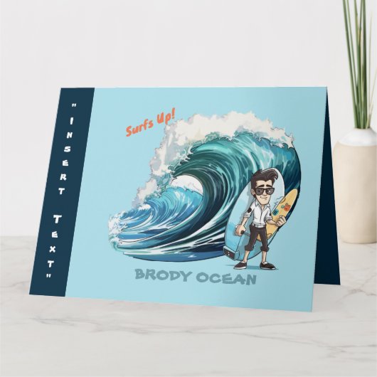 Opgespannen canvasprint kaart (Voorkant)