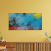 Opgespannen canvasprint Ruimte rook Canvas Afdruk (Insitu (Woonkamer))