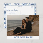 Opgespotte foto "Save the Date" ansichtkaart Aankondigingskaart (Voorkant / Achterkant)