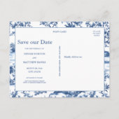 Opgespotte foto "Save the Date" ansichtkaart Aankondigingskaart (Achterkant)