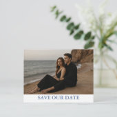 Opgespotte foto "Save the Date" ansichtkaart Aankondigingskaart (Staand voorkant)