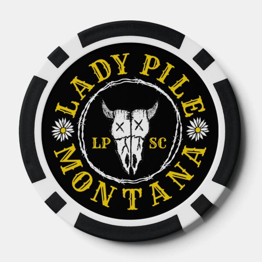 opgestapeld poker chips (Achterkant)