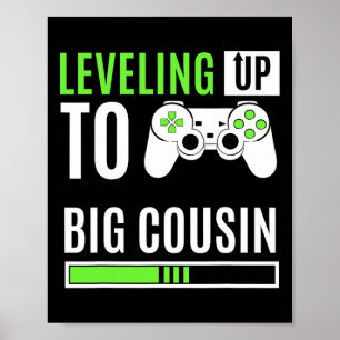 Opgestegen tot grote neef game controller gamer ne poster