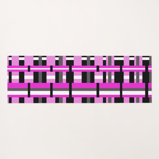 Opgesteld in roze, zwart en grijs yogamat (Achterkant (horizontaal))