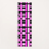 Opgesteld in roze, zwart en grijs yogamat (Voorkant)