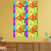 Opgestoken Handgebaar OK Gebaar Goedkeuring Pop Ar Canvas Afdruk (Insitu (Woonkamer))