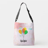 Opgetilde exclusieve roze editie crossbody tas (Achterkant)