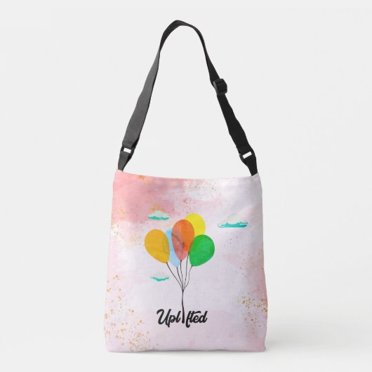 Opgetilde exclusieve roze editie crossbody tas (Achterkant)