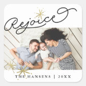 opgetogen maken | Vakantie foto Vierkante Sticker (Voorkant)