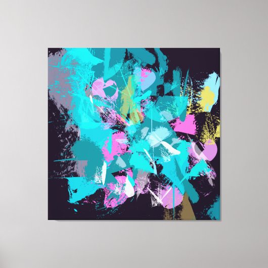 opgetogenheid canvas afdruk (Voorkant)