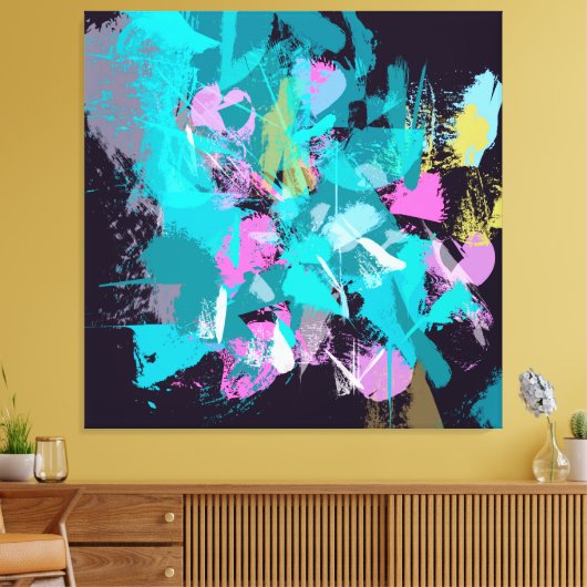 opgetogenheid canvas afdruk (Insitu (Woonkamer))
