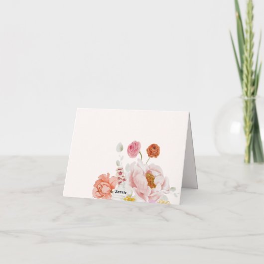 Opgetrokken Ice Cream-Vrijgezellenfeest Bedankkaart (Achterkant)