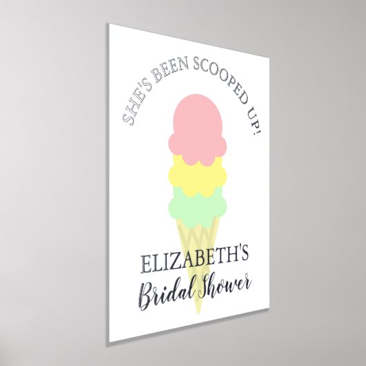 Opgetrokken Ice Cream-Vrijgezellenfeest Folie Afdrukken (Laagn)