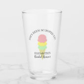 Opgetrokken Ice Cream-Vrijgezellenfeest Glas (Voorkant)