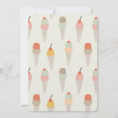 Opgetrokken Ice Cream-Vrijgezellenfeest Kaart (Achterkant)