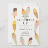 Opgetrokken Ice Cream-Vrijgezellenfeest Kaart (Voorkant)
