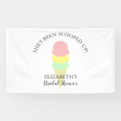 Opgetrokken Ice Cream-Vrijgezellenfeest Spandoek (Horizontaal)