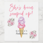 Opgetrokken Vrijgezellenfeest Wijn Etiket (Enkel label)