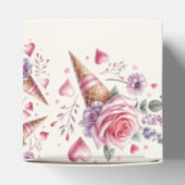 Opgetrokken Waterverf Ice Cream-Vrijgezellenfeest Bedankdoosjes (Bovenkant)