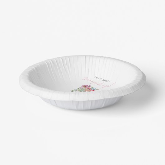 Opgetrokken Waterverf Ice Cream-Vrijgezellenfeest Papieren Kommen (Gebogen)