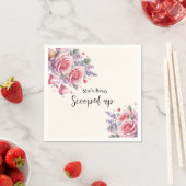 Opgetrokken Waterverf Ice Cream-Vrijgezellenfeest Servet (Insitu)