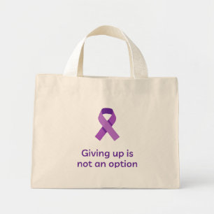 Opgeven is GEEN optie T-Shirt Mini Tote Bag