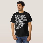 opgeven t-shirt (Voorkant volledig)
