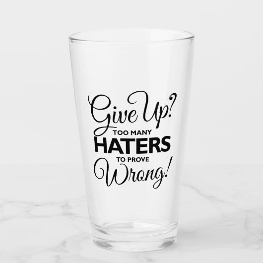 Opgeven? Te veel geisers om fout te bewijzen! Glas (Voorkant)