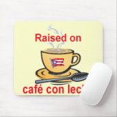 opgevoed in café con leche muismat (Met muis)