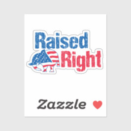 Opgevoed zoals het hoort sticker