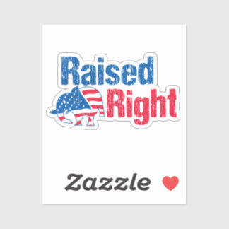 Opgevoed zoals het hoort sticker